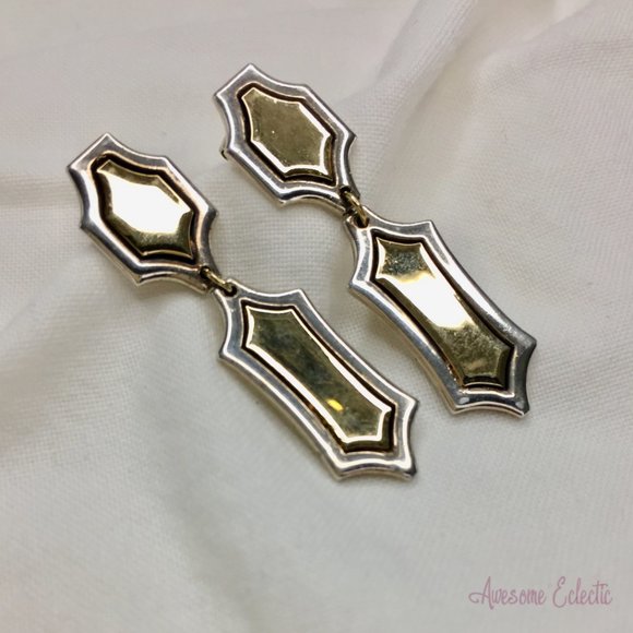 James Avery JA 14k/Sterling Silver Drop earrings - EXTREMELY RARE - Picture 2 of 9